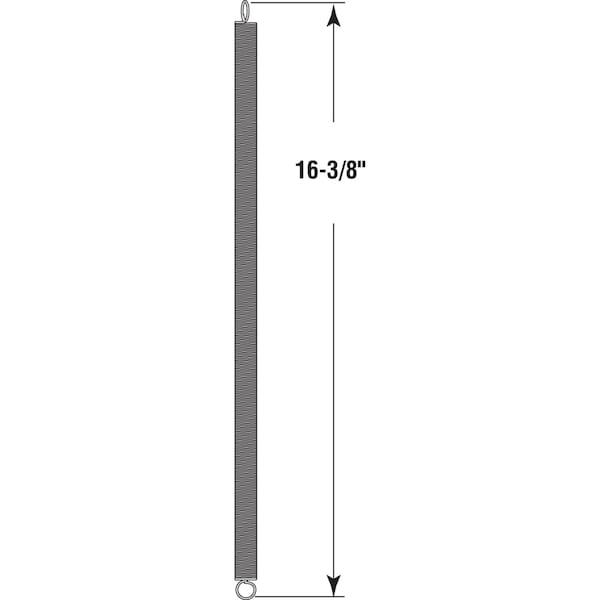 Prime-Line 16-3/8 In. L X 1/2 In. D Wood Screen Door Spring